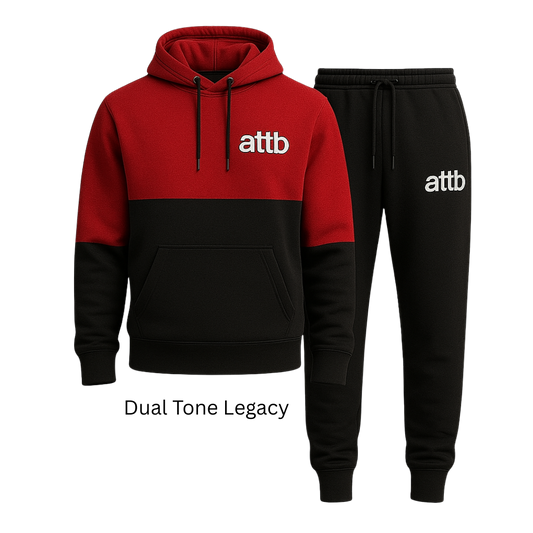 ATTB × Johnny Kaikllo “Dual Tone Legacy” Tracksuit – Red/Black – Unisex